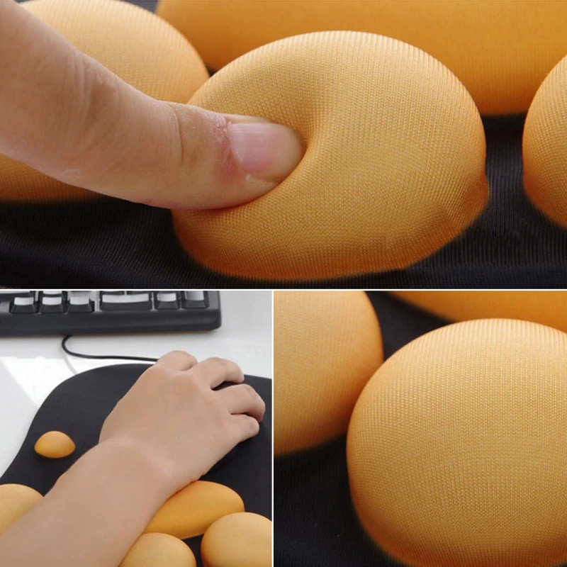 3D Miška Ploščica Anime Silikonski Mačka Tačka Mouse Pad Zapestje Ostalo Podporo spominske Pene Mat 35EA