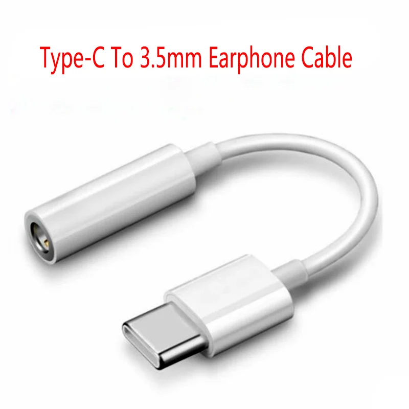 Tip-C Do 3,5 mm Slušalke Kabel Adapter Usb 3.1 Vrste C, USB-C Moški 3,5 AUX Ženski Audio Priključek za Xiaomi 6 Mi6 Letv 2 Pro 2 Max2