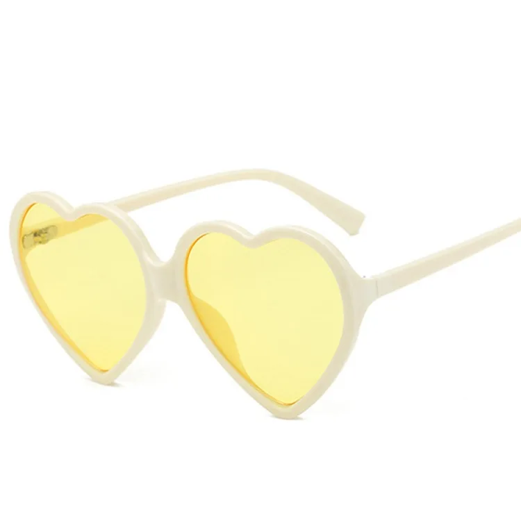 Nova Trendovska Veliko Srce Oblike, sončna Očala Ženske Seksi Modni Črno Prevelik sončna Očala Za Žensko Jelly Okvir Odtenki Očala UV400