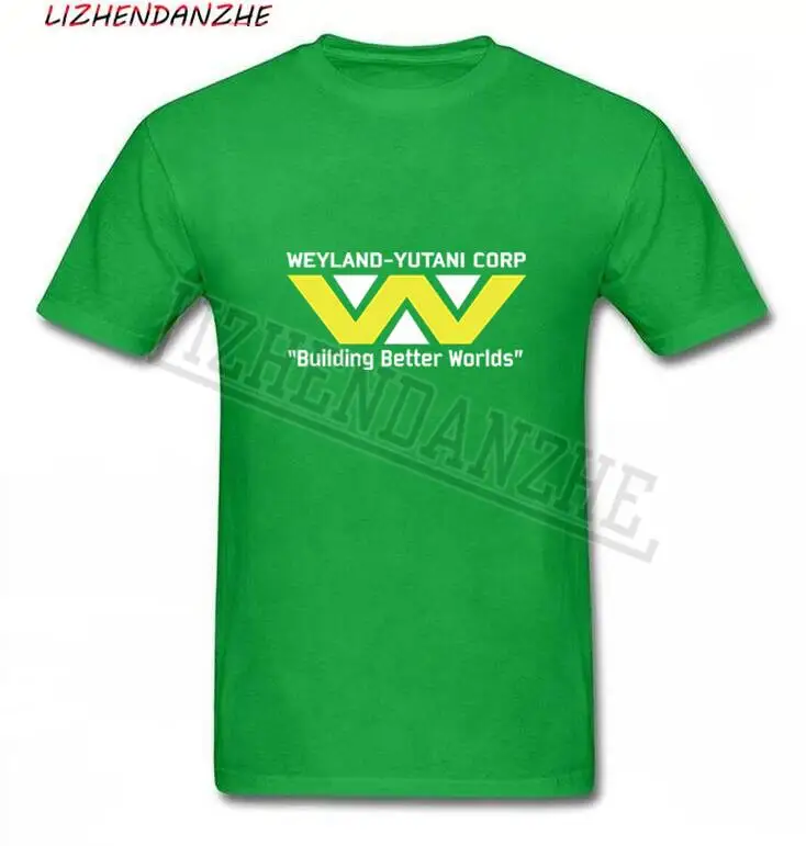 Novih Bombaž Smešno Tujec Weyland Yutani Corp T Shirt Stavbe Boljše Svetove Bojevnik Corp T-Shirt Hipster Vrhovi Blagovne Znamke Tees 0255
