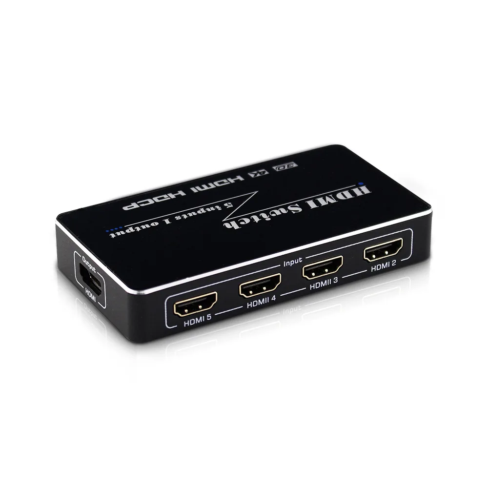 4K 5 V 1 Izhod HDMI Switch 5x1 Video Preklopnik Pretvornik za XBOX, PS3, PS4 PS5 Prenosni PC DVD, TV OKNO ZA HDTV Monitor Projektor