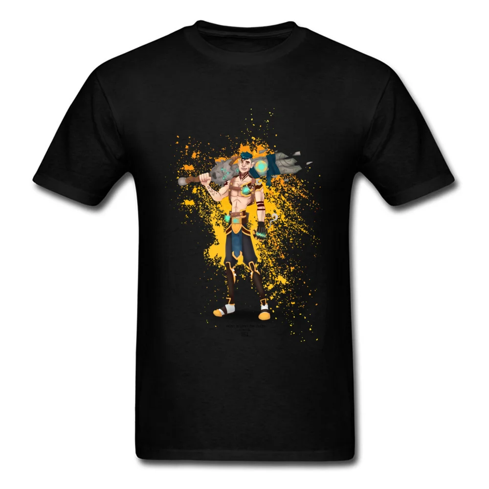 Kul Škropljenje Lovec T Shirt vrhunska majica s kratkimi rokavi Moški Black Tshirt Bombaž Oblačila Risanka Vrhovi Igra Tees Padec Ladijskega prometa