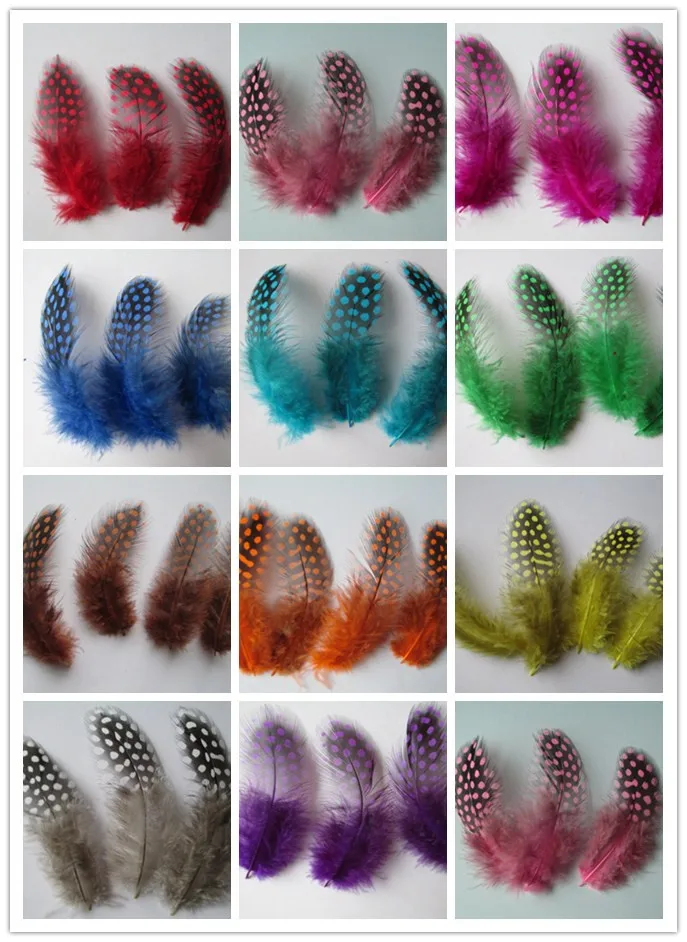 Debelo 50pcs lep biser piščanec perje 2-3 cm / 5-8 cm, različne barve, opcijski dekorativni DIY