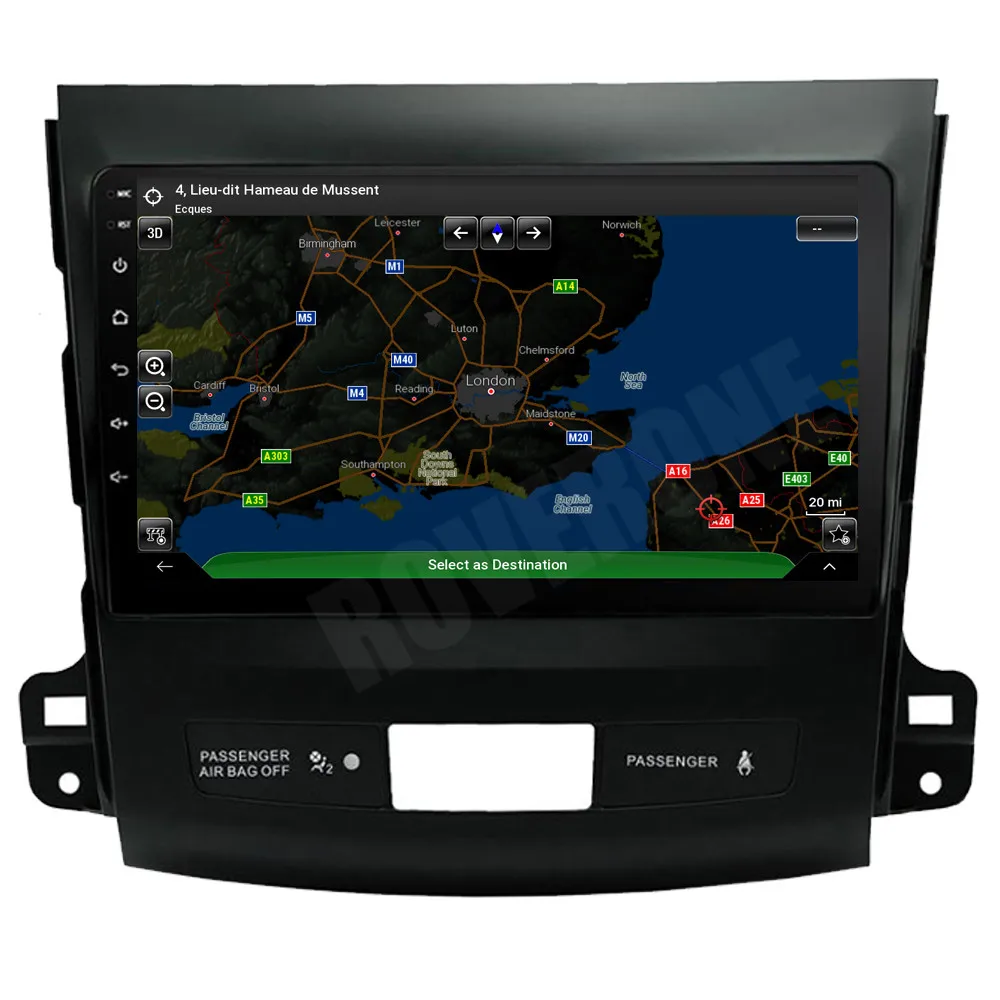 Android 10 Za Mitsubishi Outlander XL EX 2007-2011 Avto Radio Stereo Navigacijo GPS Navi Multimedijski Sistem Media PhoneLink
