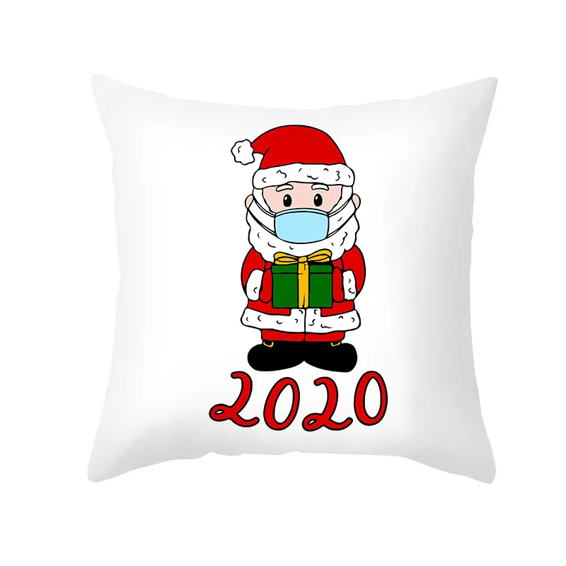 Blazine Pokrov Vesel Božični Okraski, Pillowcases Santa Claus Poliester Vrgel Kritje za Dom Dekor