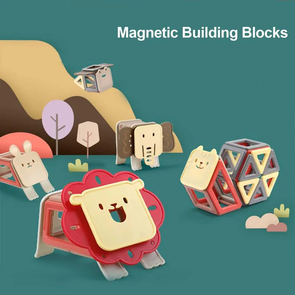 28-94pcs Mini Magnetni gradniki Magnet Oblikovalec Oblikovalec Modelov Gradnik, Igrače za Otroke Darila
