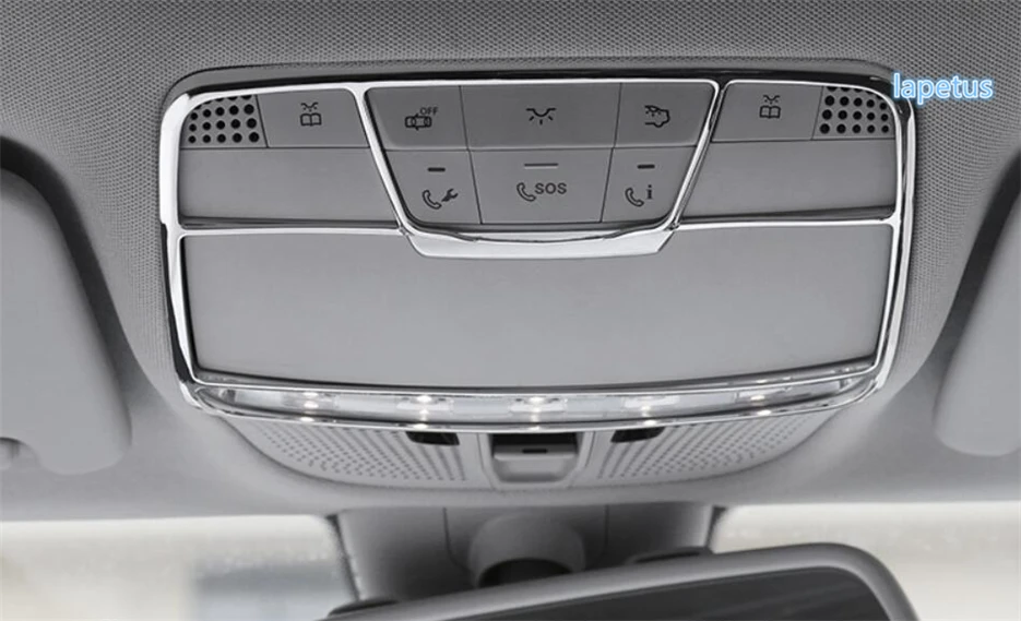 Lapetus Pribor Za Mercedes Benz C RAZRED W205 / GLC X253 - 2019 Chrome Streho Branje Luči, Svetilke, Okrasni Okvir Trim