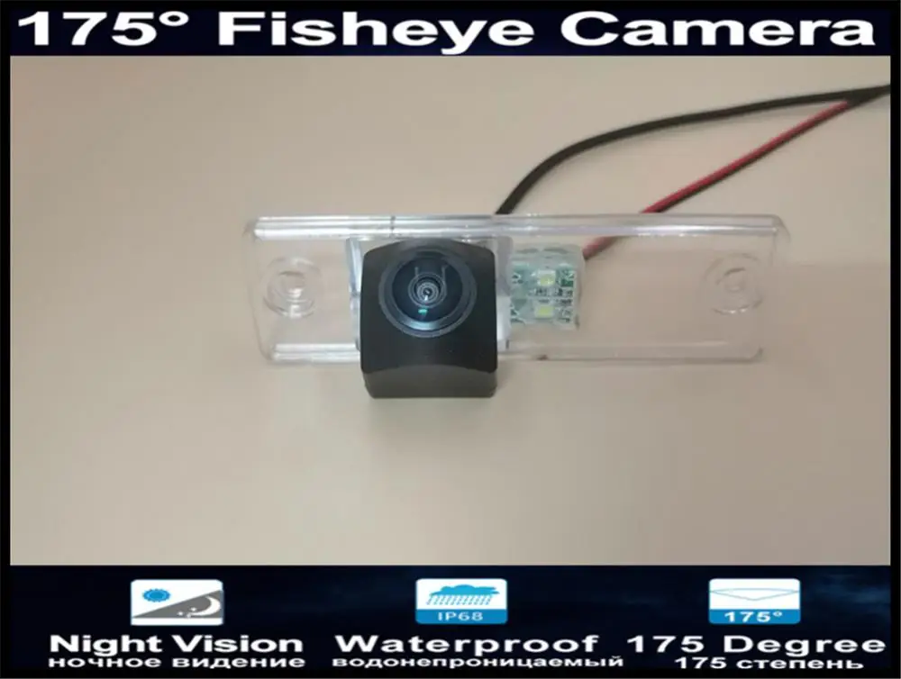 175 Stopnja 1080P Fisheye Objektiv Parkiranje Vzvratno Avto pogled od Zadaj Kamero Za Toyota Fortuner SW4 2006 - 2011 2012 Avto Kamera