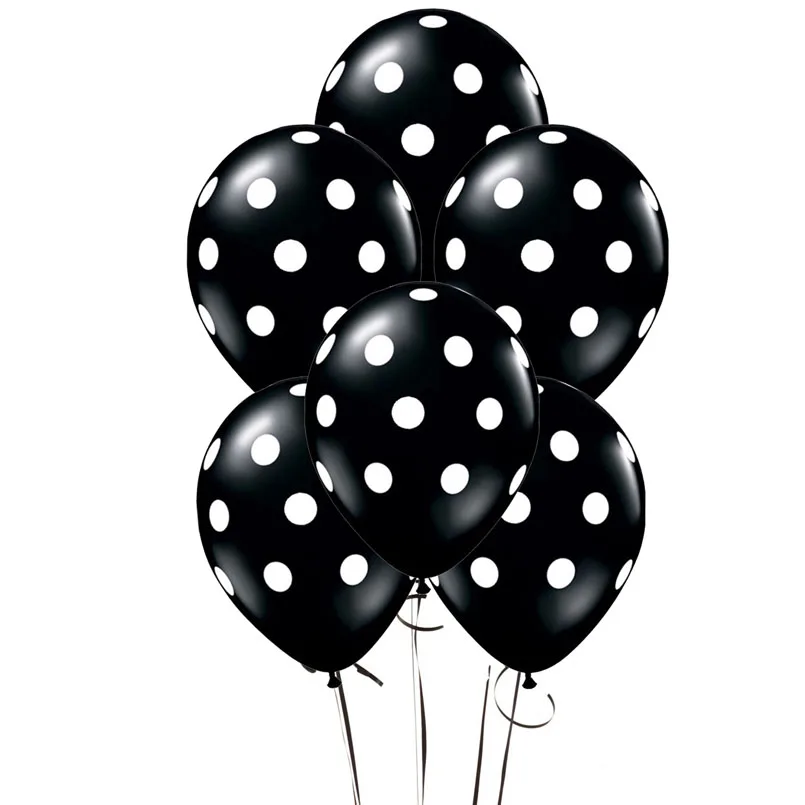 15pcs Ladybug Polka dot latex baloni globos Mickey Otroci stranka Rojstni dan predstavlja 12 val točke baloni poroko dobave