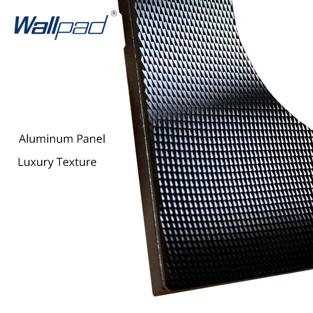 Wallpad Prazno Plošča Luxury Aluminij Kovinski Plošči Zapolniti Prazne Stene
