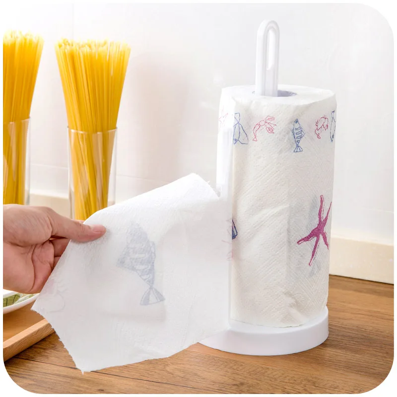 Odstranljiva pp plastike navpično papir napkin stojalo za mizo organizator polica Roll imetnik za kuhinjo kopalnica dobave