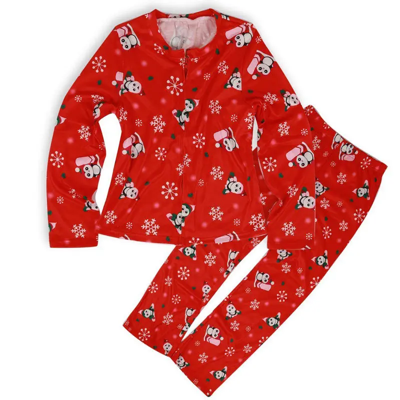 Družina se Ujemanje Božičnih Pižamo Nastavite Ženska Moški Baby Otroci Jelena tiskanje bombaž priložnostne 2pcs Sleepwear More obleke, kompleti