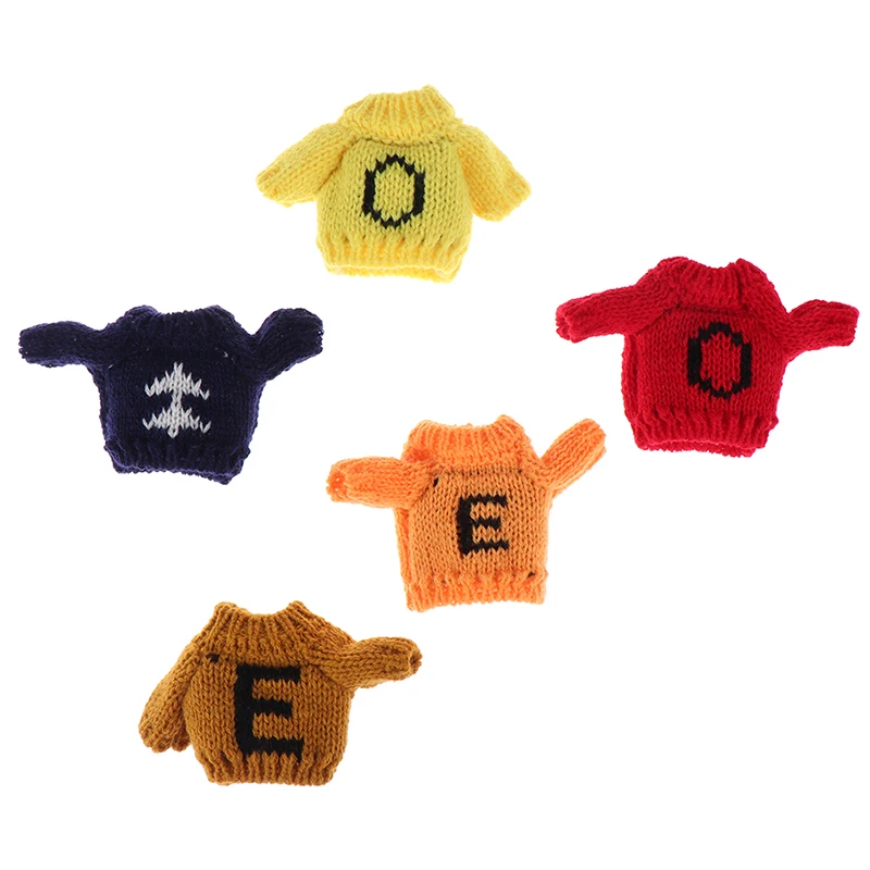 Visoko Quality1Pc 1:6 1:12 Lutke Miniaturni Pleteni Pulover za Lutke Oblačila Pribor Baby Dekleta Darilo