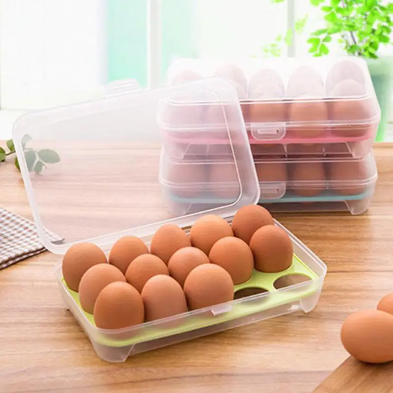 15 Jajc Nosilec Za Shranjevanje Hrane Bin Polje Ovirajo Prenosni Jajce Posodo Prevoznik