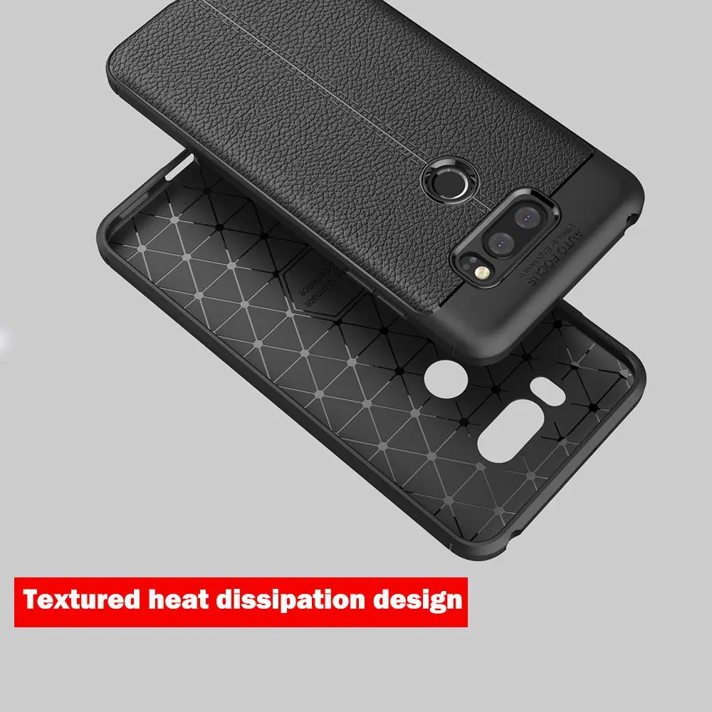 TUKE Primeru Telefon Za LG V30 Kritje Coques Shockproof Litchi Vzorec Mehko Silikonsko Ohišje Za LG V30 V 30 Primeru Za LGV30 Fundas Capa