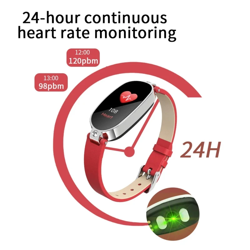 2020 Novo uro B79 Ženski Barvni Zaslon Smart Zapestnico Watch PPG + EKG, Krvni Tlak in Srčni utrip, Spremljanje Uresničevanje Zapestnica