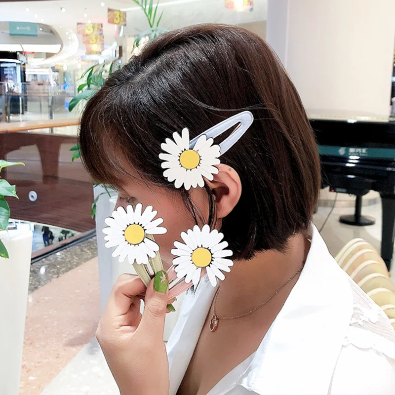 Japonska Slog Lase, Igle Sladek Cvet sponke za Lase Strani Posnetke Srčkan Šiška Posnetke Headdress za Ženske, Dekleta NYZ Trgovina