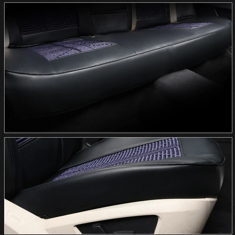 CARTAILOR Novo Styling Sedežnih prevlek za Ford Focus 2016 Sedeži Varstvo PU Usnja & Ice Svile Sedežne Blazine Podpira