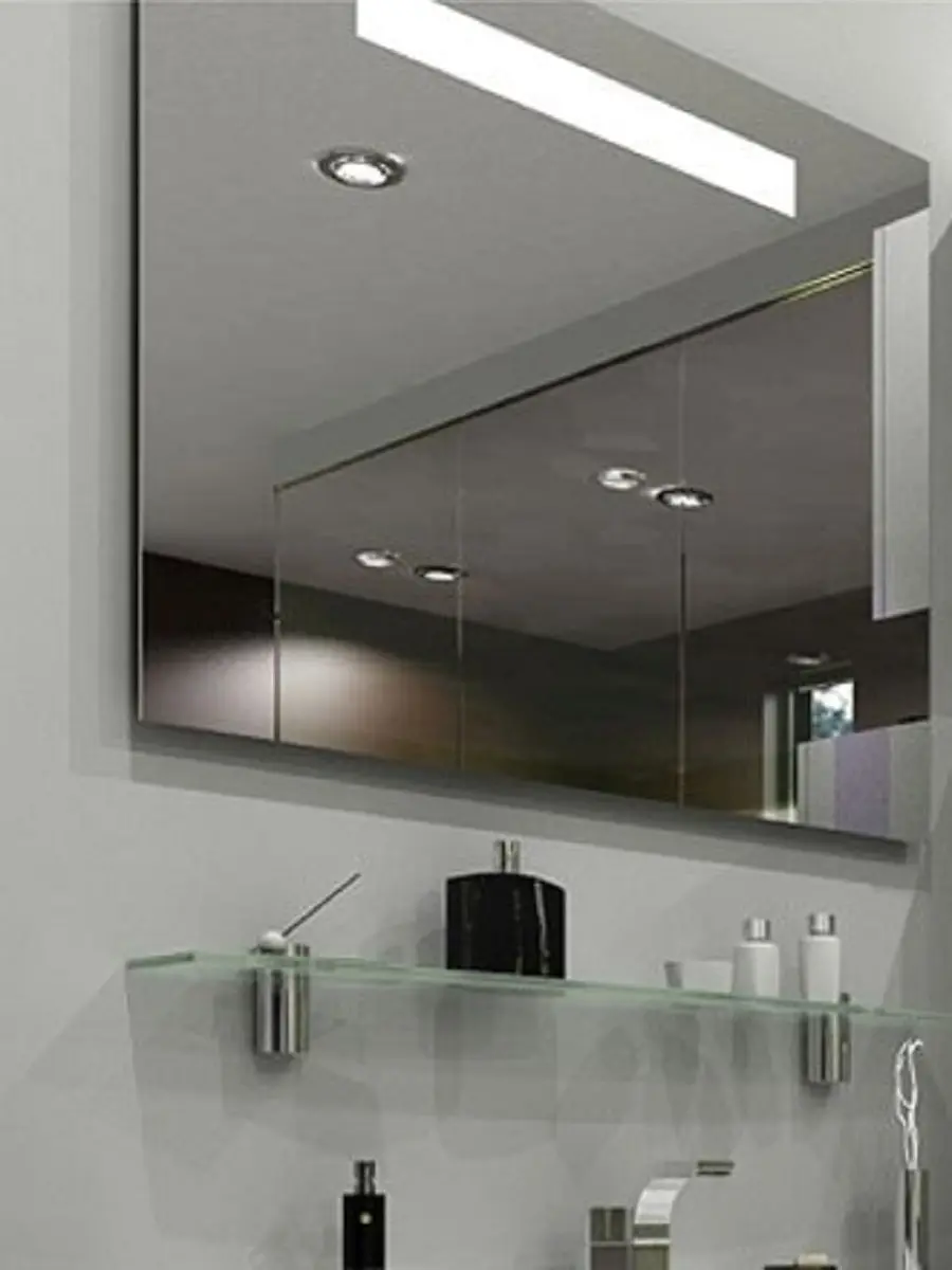 Ogledalo z led luči za kopalnico Exstra 80 Podogrev 800x650mm