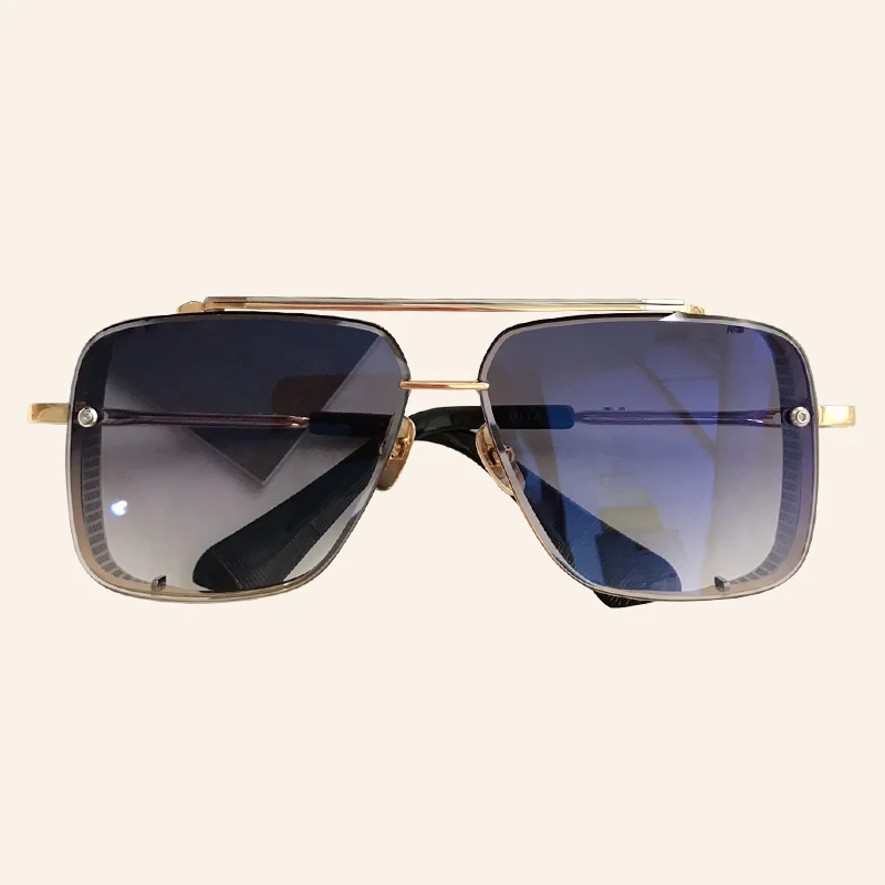 Velik Okvir Ogledalo sončna Očala Moških Kvadratnih Modni Očala za Ženske Visoke Kakovosti Retro sončna Očala UV400