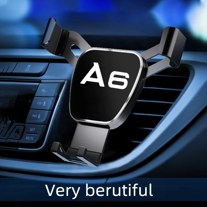 Avto Air Outlet-Držalo za Mobilni Telefon, Avto Navigacija Mobilni Telefon Nosilec Vesa Podpora za Audi A6 Avtomobilske notranjosti accessorie