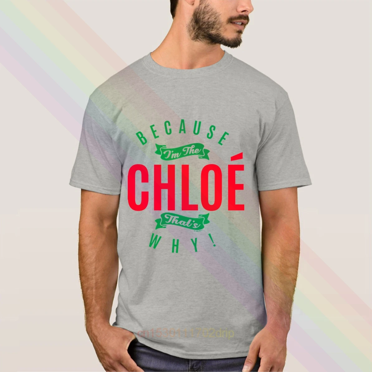 Najnovejši 2021 Poletje, Ker sem Chloe, Ki je, Zakaj Logotip Bombaž Crewneck Priljubljena Majica Homme Vrhovi Tees S-4XL