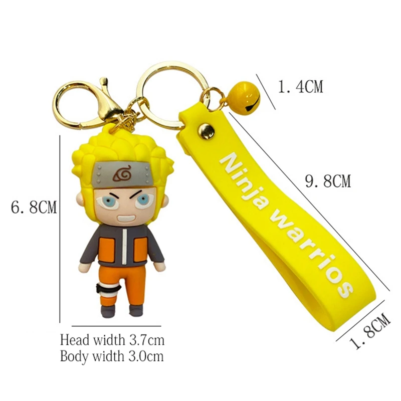 New Vroče 3D, Anime Keychain Keyring Naruto Slika Keychain Kakashi Naruto Lutka Ključnih Verige Avto Vrečko Čare Obesek Za Cosplay Darilo