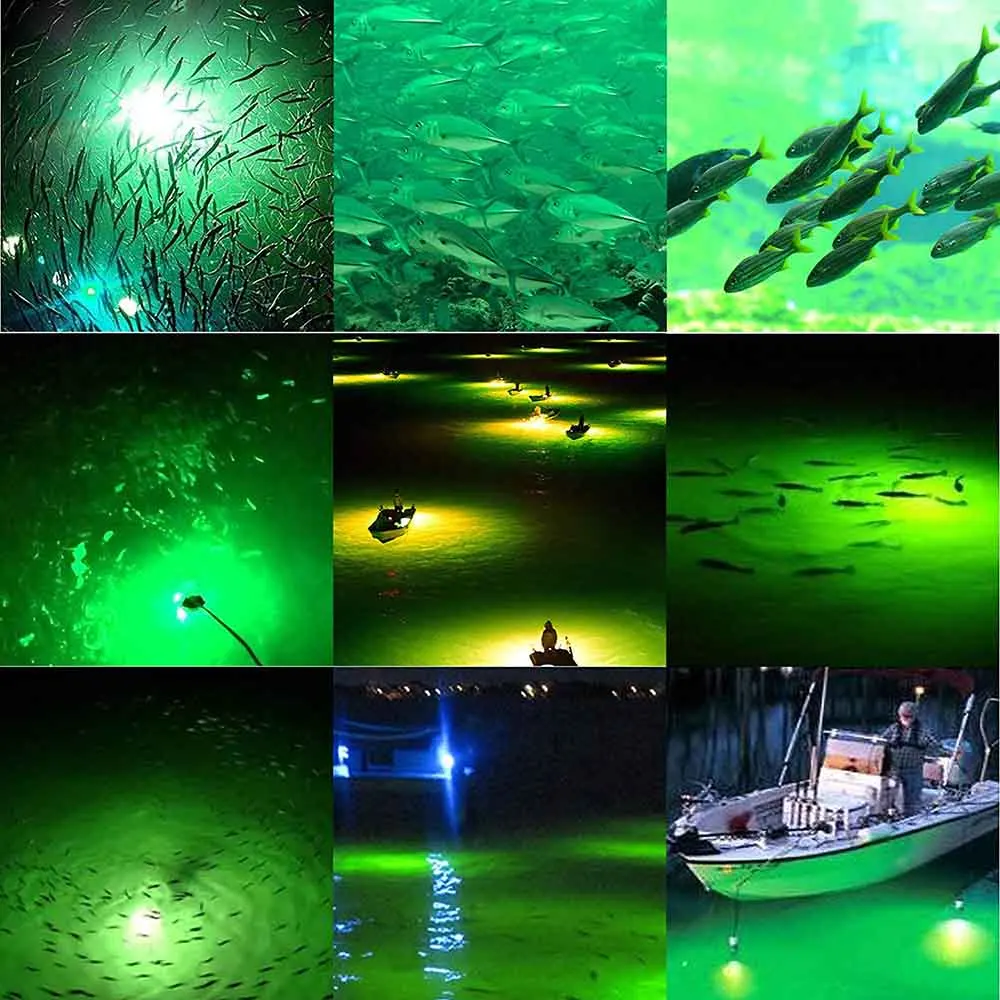 180LED ribolov luč (zelena luč za shranjevanje vrečko) podvodni lahka vaba za ribe svetlobe privabljanje rib podvodni ribolov noč svetlobe