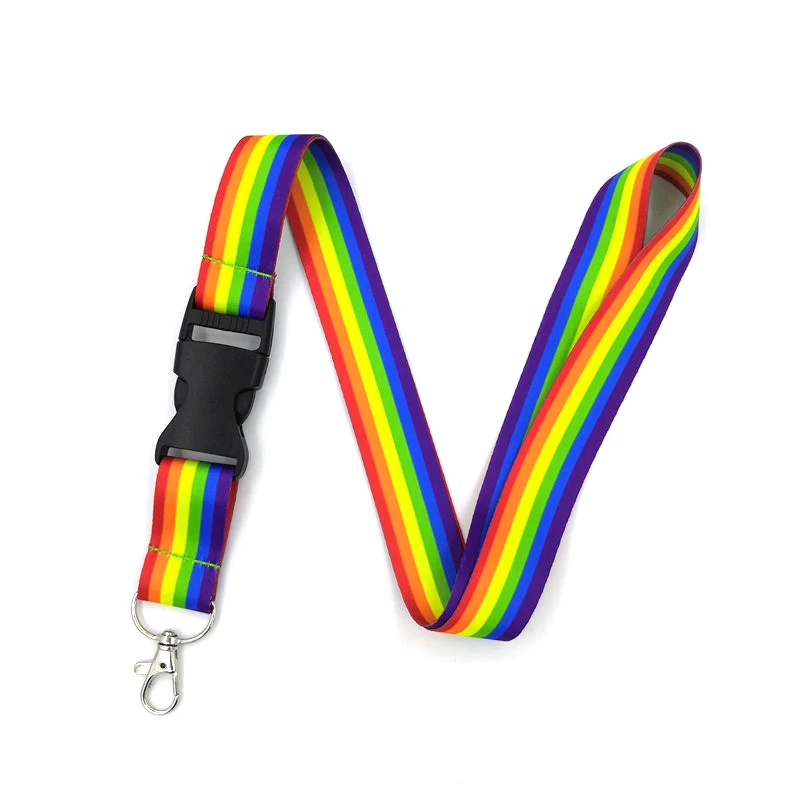 Homoseksualnost Mavrica letnik 90. letih ženske Vratu Vrvica za opaljivanje tega keychain Mobilni Telefon Trak ID Značko Imetnik Vrv KeyChain obesek za ključe, cosplay