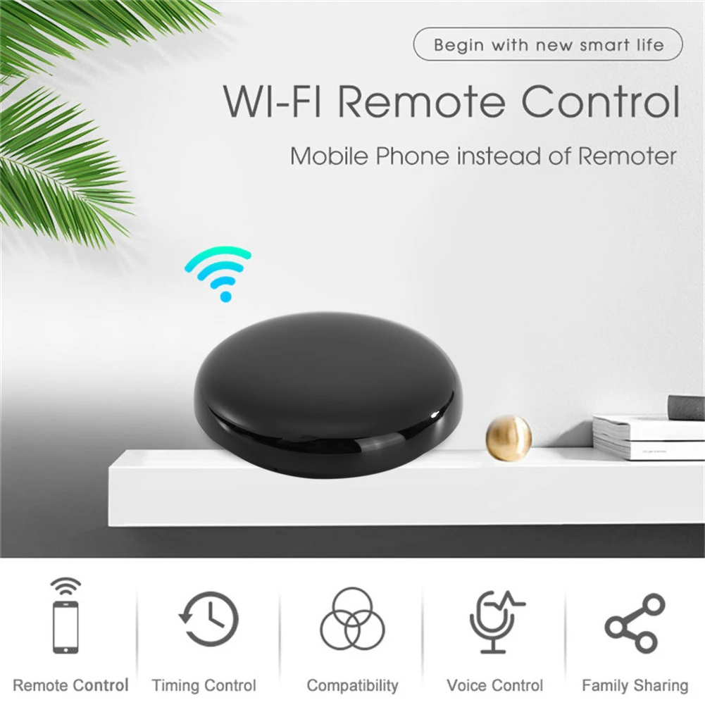 Univerzalni WiFi Smart+IR Stikalo za Daljinski upravljalnik Avtomatizacijo Doma Pomočnik Telefonski Adapter Dom Nadzor za Alexa Google Naprave