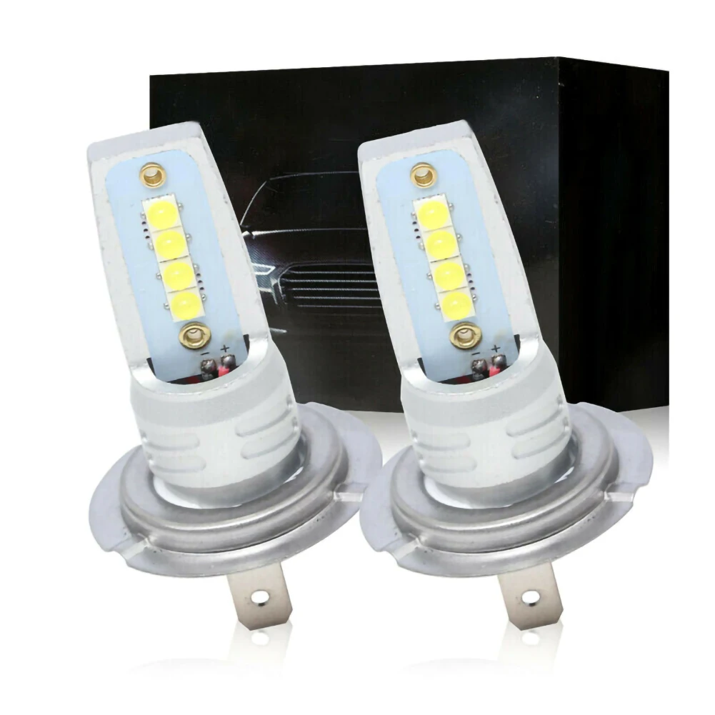 1Pair H7 LED Smerniki Konverzij Nastaviti Žarnica Cob 5000LM / 55W Žarnice / podaljšana osvetlitev (Bulb 6000K Bela Visoki Kakovosti Avto Led Smerniki Žarnice