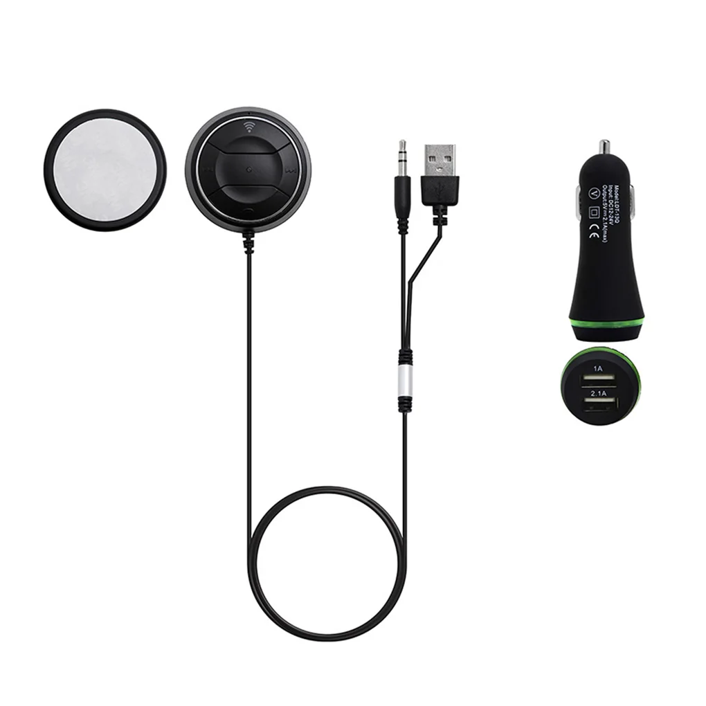 Bluetooth Car Kit, Prostoročno AUX Adapter Avdio Sprejemnik MP3 Predvajalnik 4.0 za telefon Samodejno Roke Brezplačni Brezžični FM Oddajnik