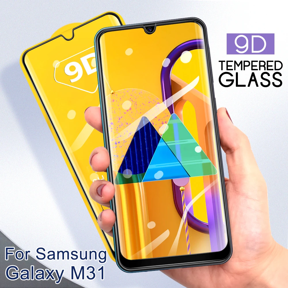 9D Kaljeno Steklo za Samsung Galaxy A12 5G Screen Protector Steklo za SAMSUNG A12 A51 A71 5G M31 Polno Kritje Film za galaxi a12
