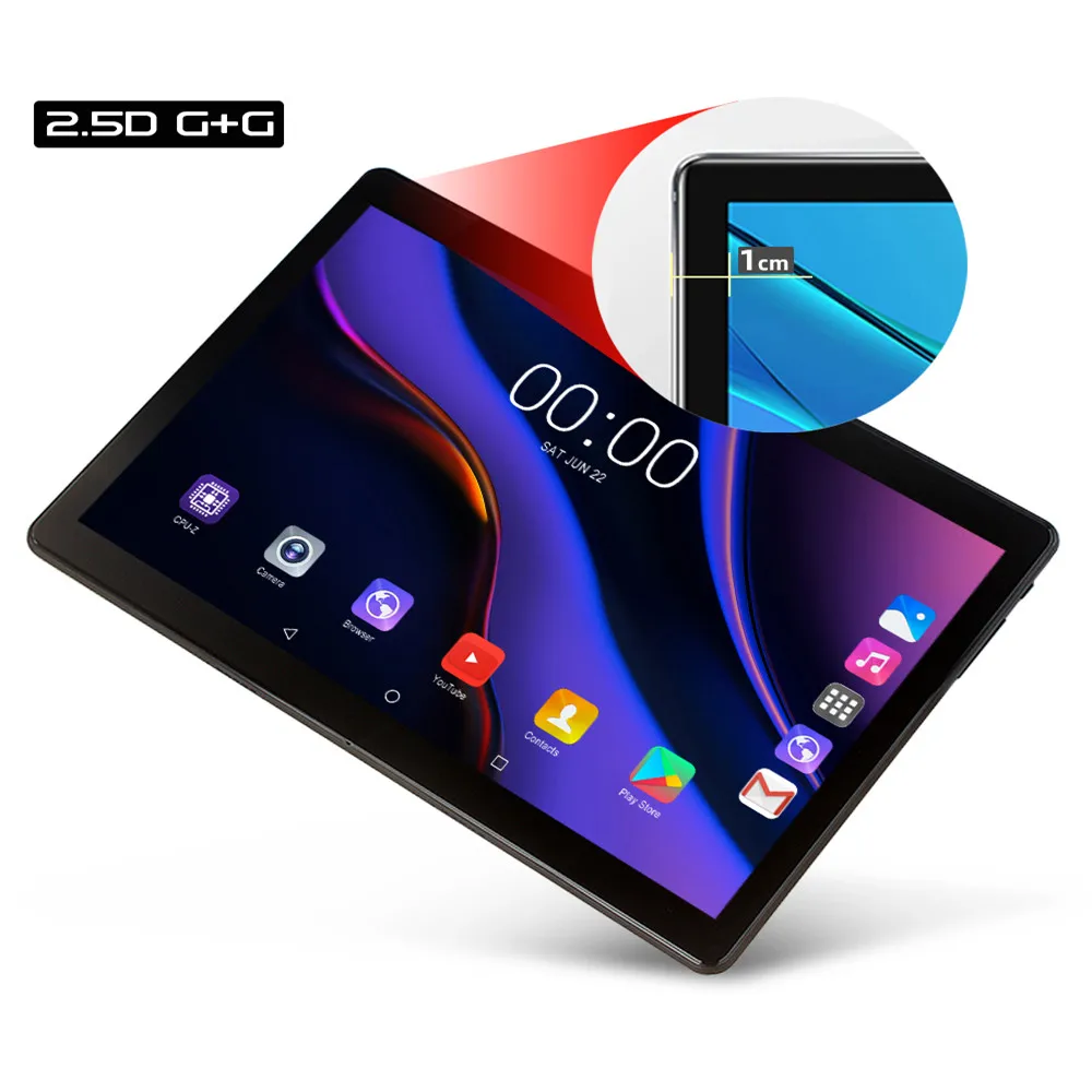 2021 Android 9.0 Pie 10 inch Okta core Tablete 3G 4G LTE Zadaj pixel 8MP 1920*Ločljivost 1200 64GB ROM Telefonski Klic планшетный ПК