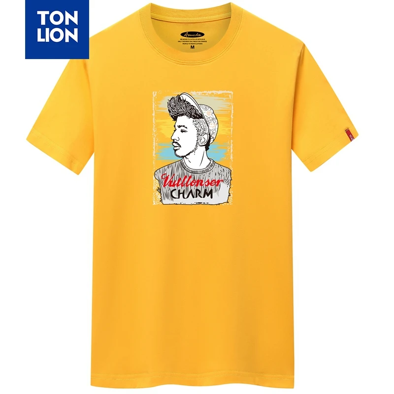 5 Barv, Velikosti Moške Tshirt Brado Človek Slika Natisnjeni T-shirt Kratek Rokav Poletje Bombaž Preprost Vrh Tee 2020 OL