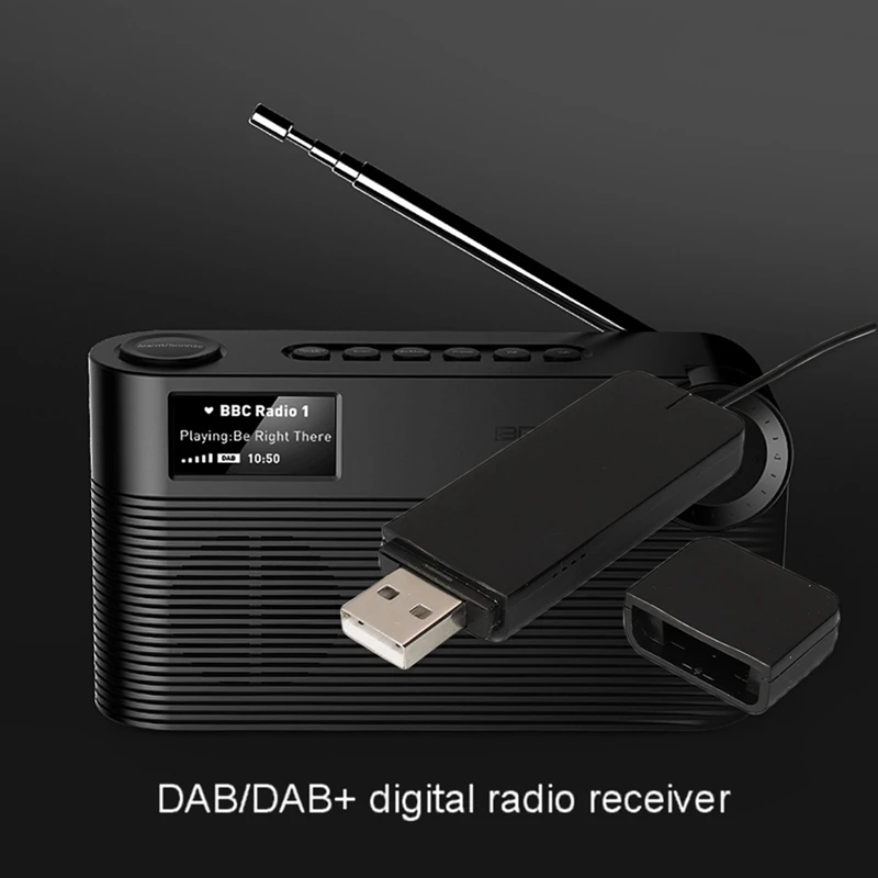 Mini Avto Radio o Sprejemnik Antena Vrata USB Multimedia Elektronski Anti Hrupa DAB Večnamenska Digitalna o Celici Adapte