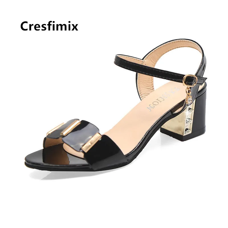 Cresfimix ženske modni udobno visoke pete peep toe sandali, čevlji lady plus velikost sladko belo čevlji mujer tacones altosu a5364