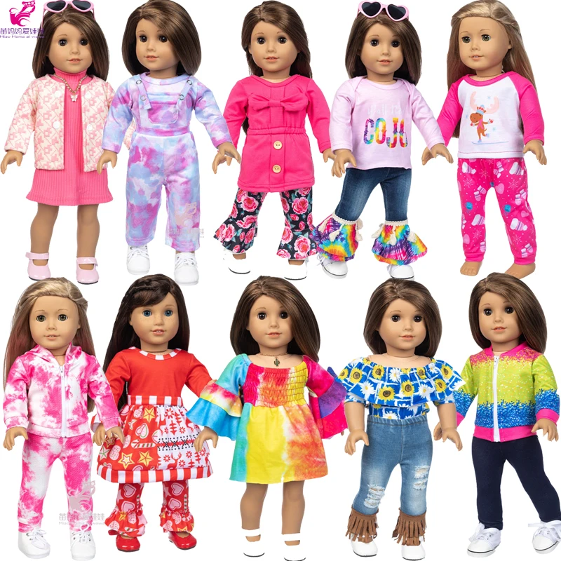 18 Inch Ameriški Og Dekle Lutka Obleko Festival Kostum Baby Doll 43 Cm Oblačila Jelenov Spanja Obrabe Baby dekle Božično Darilo