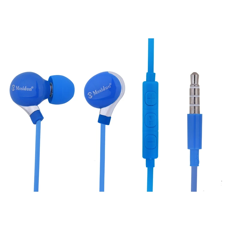 3,5 MM Selfie Slušalke Stereo Slušalke Izolacijo Hrupa Volumn Nadzor Slušalke Graditi v Mic s Gift Box Embalaže