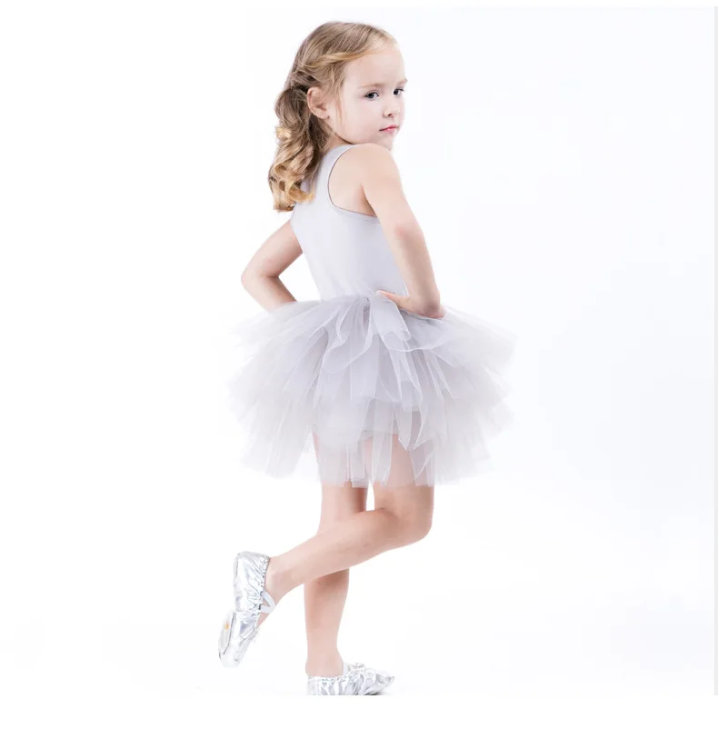Otrok Nositi 2020 Nova Dekleta Balet Ples Poletje brez Rokavov Puff Obleko