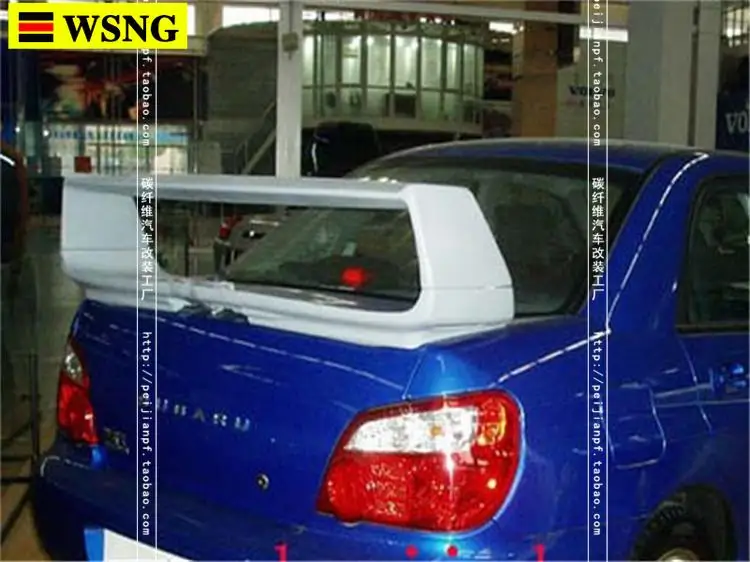 Primerni za Subaru Impreza 7 8 9 gen STI ogljikovih vlaken zadnji spojler zadaj krilo