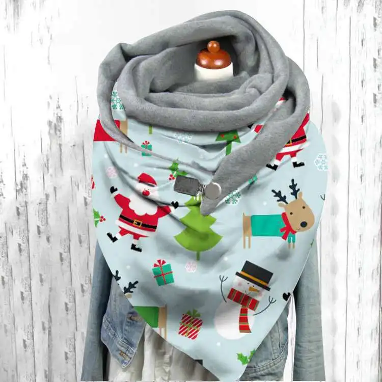 2020 Nov Modni Zimski Šal Za Ženske Hidžab Božič Trikotnik Glušnika Foulard Femme Musulman Šali In Obloge Slinčki
