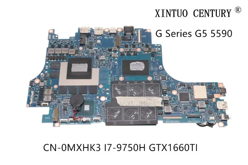 CN-0MXHK3 0MXHK3 MXHK3 Za Dell G Serije G5 5590 Prenosni računalnik z Matično ploščo VULCAN15 Mianboard W/ I7-9750H GTX1660TI testirani dela