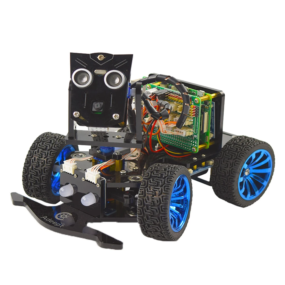 Novi Mars Rover PiCar-B WiFi Smart Robot Komplet S Govora OpenCV V Realnem Času, Video Za Raspberry Pi4/3,Model B+/B