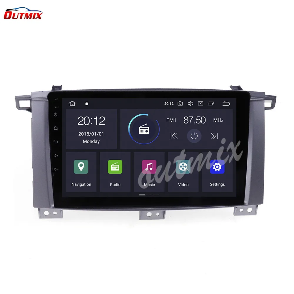 128G Za Toyota Land Cruiser LC100 2002-2007 Android10.0 avto DVD predvajalnik, GPS multimedia Auto Radio avto navigator stereo sprejemnik
