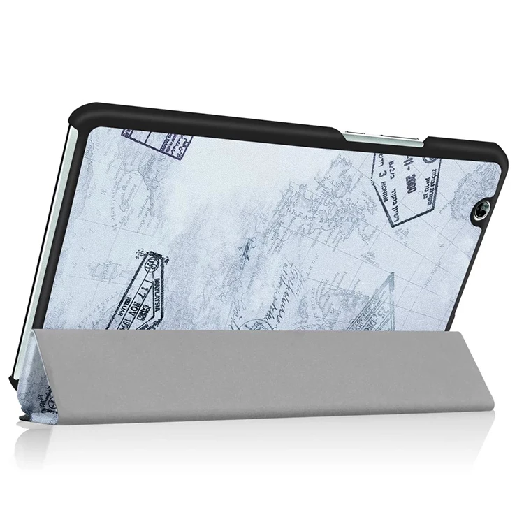 Barvita pu usnje stojalo smart folio magnet primeru za Huawei M3 8.4 tablet primeru zajema 20pcs/veliko