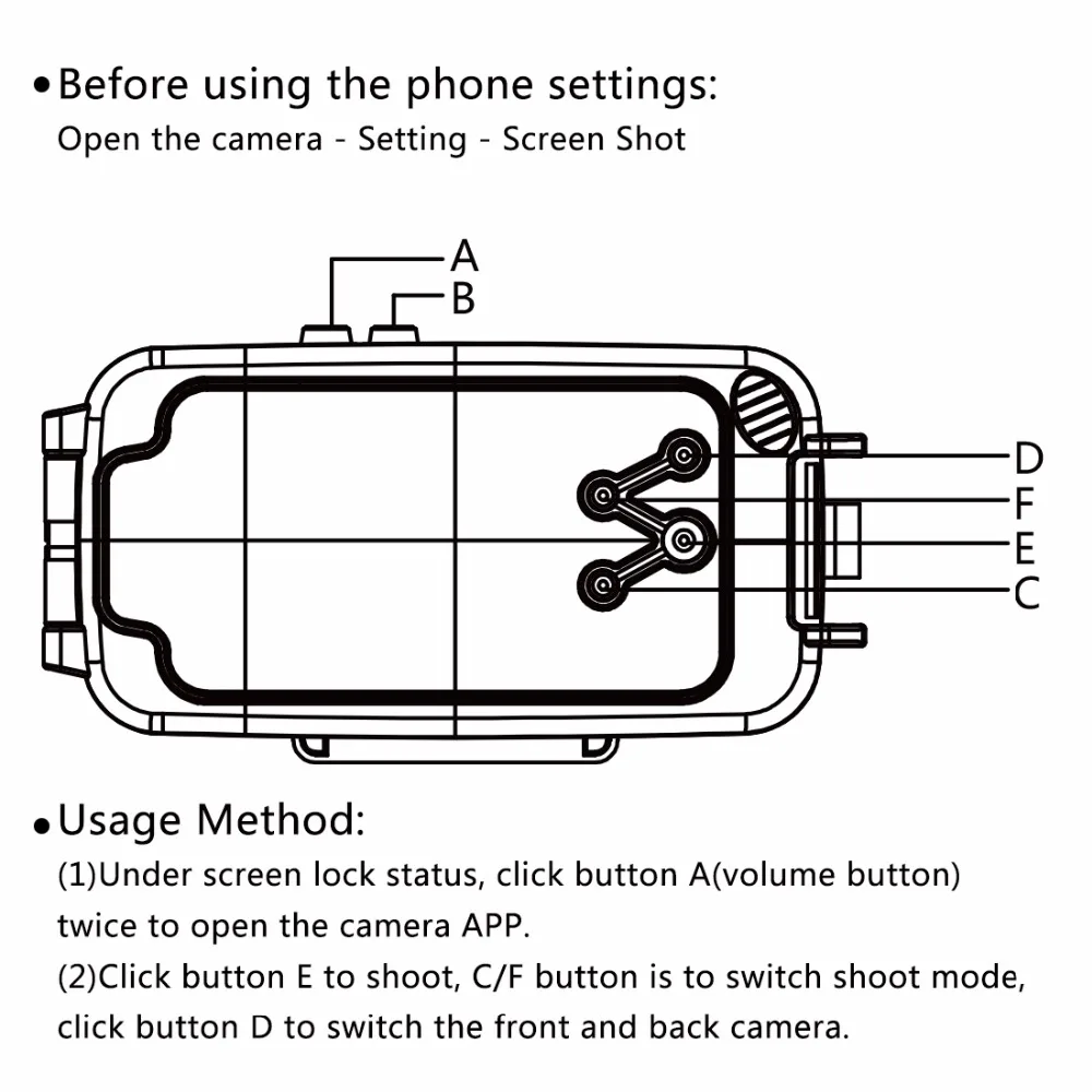 PULUZ 40m/130ft Nepremočljiva Potapljanje Stanovanj Foto Video Ob Podvodni Kritje velja za Huawei P20