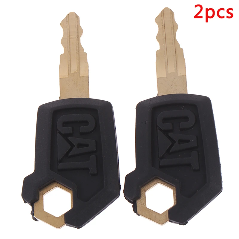 2PCS Ključ Za Caterpillar 5P8500 Težke Opreme za Vžig Loader Dozer Kovinski & Plastičnih Black & Gold Metal+Plastike