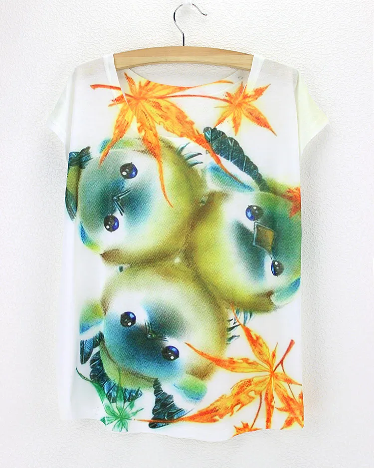 Dolphin ocean živali tiskanih vrh 3d tiskanje modra mlade najstnik ženske t-shirt uni velikost moda camiseta