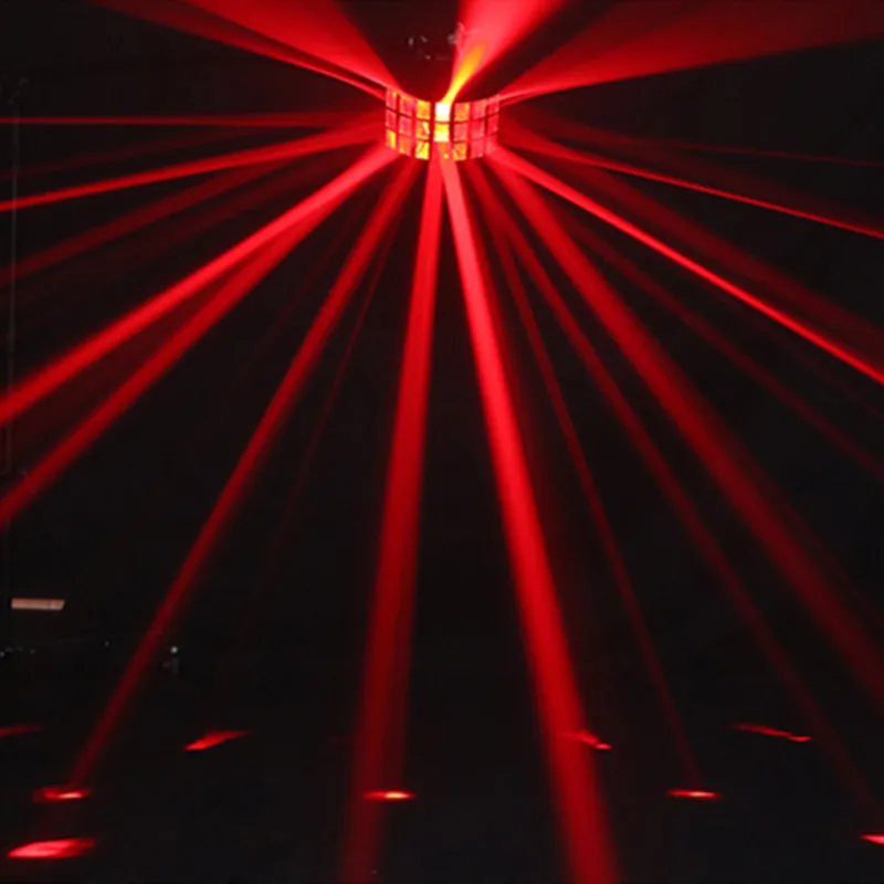 60 W Klub Stranka LED Laser Flash Disco Dvojno Metulj Svetlobo DMX512 Stopnji Svetlobe DJ Oprema Prom Stranka Disco Luči
